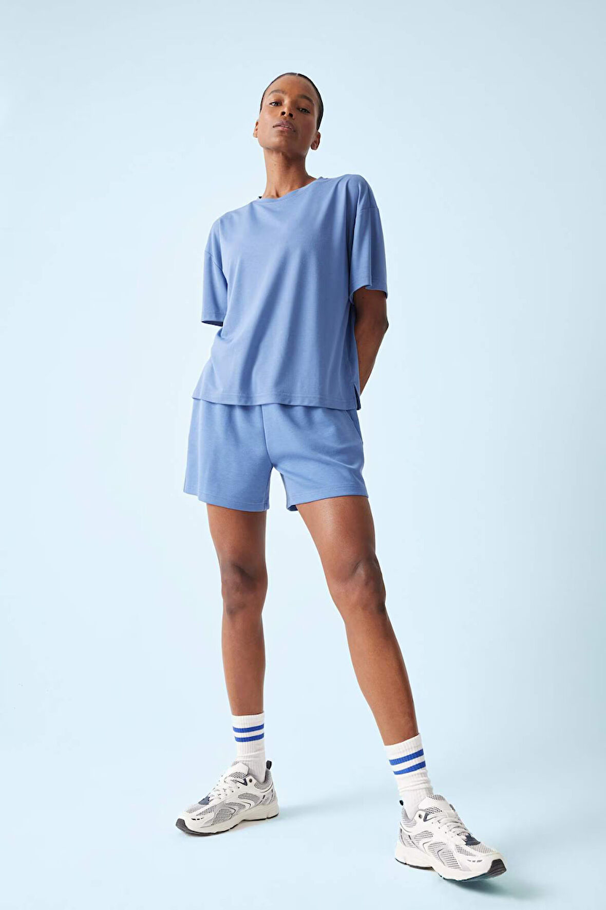 DeFactoFit Standart Fit Kısa Paça Sporcu Modal Şort C0467AX25SMIN34