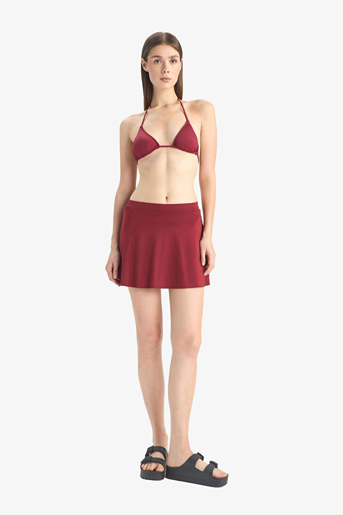 Etekli Deniz Şortu-Fall in Love