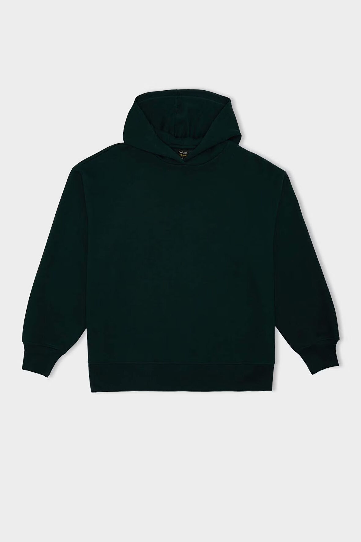 DeFacto Relax Fit Kapüşonlu Kalın Basic Düz Sweatshirt D9935AX24WNGN465