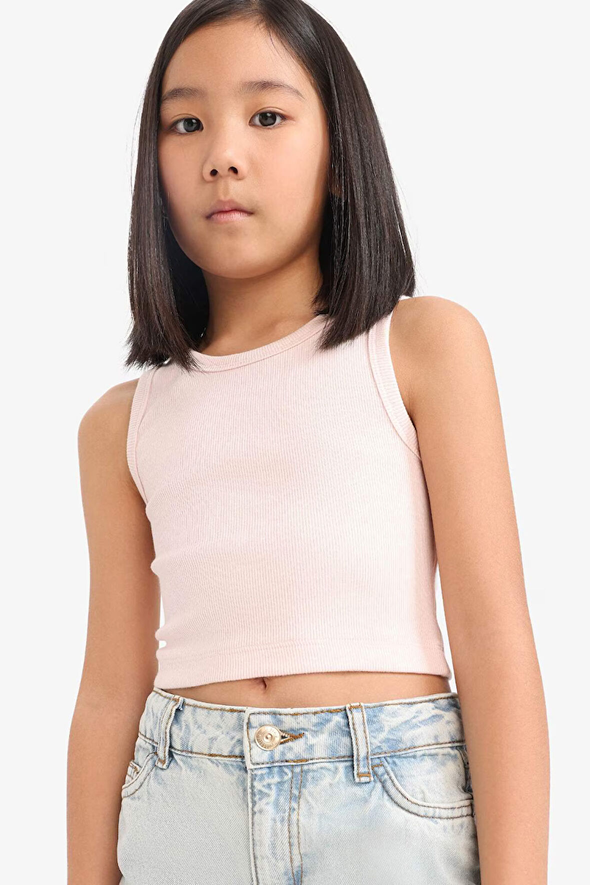 DeFacto Kız Çocuk Bisiklet Yaka Atlet D9097A825HSPN447