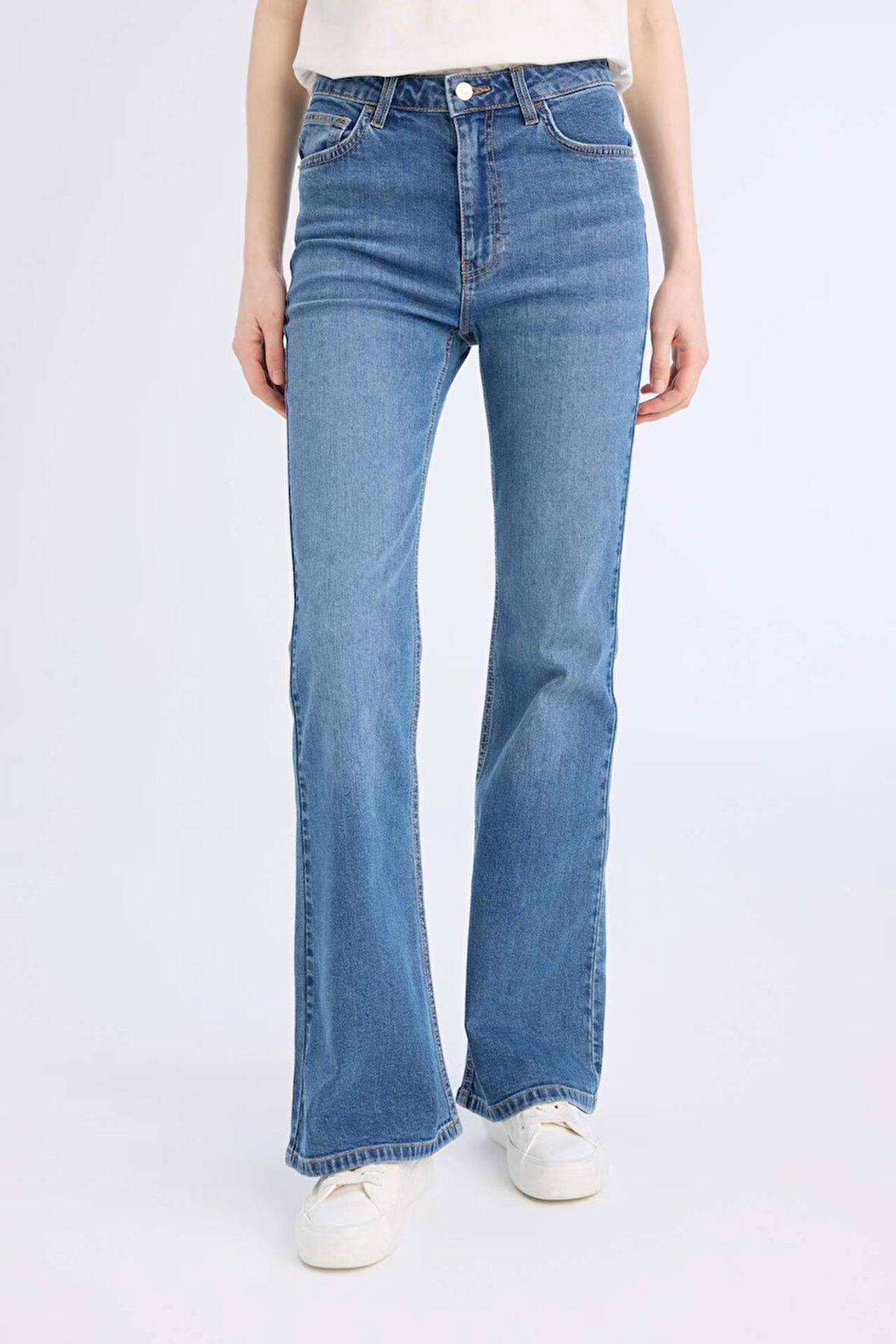 DeFacto Mia Yüksek Bel Geniş Paça Jean Pantolon D6640AX25SPNM28