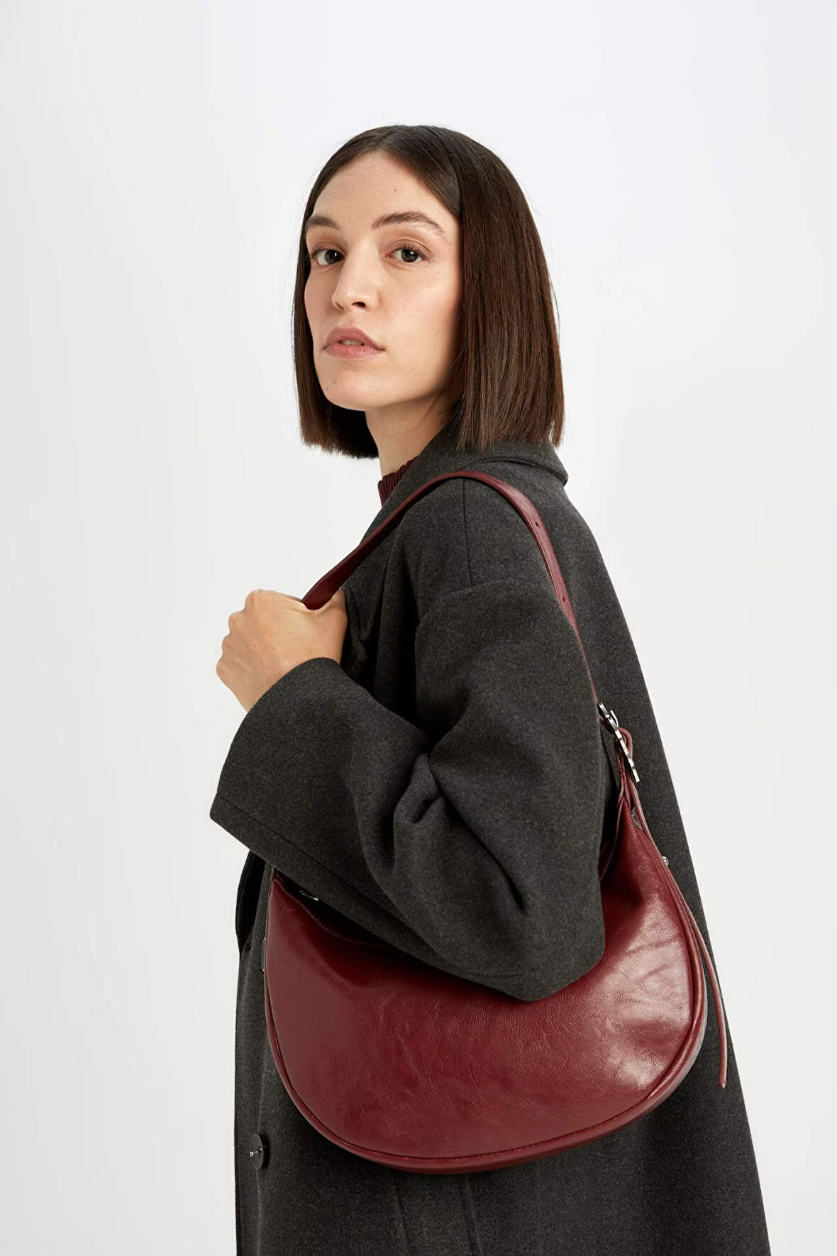 Kadın Suni Deri Omuz Çantası