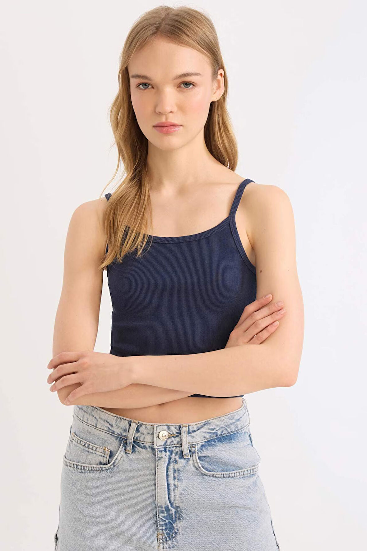 DeFacto Coool Fitted Fitilli Kaşkorse Askılı Atlet B0563AX25SMNV241