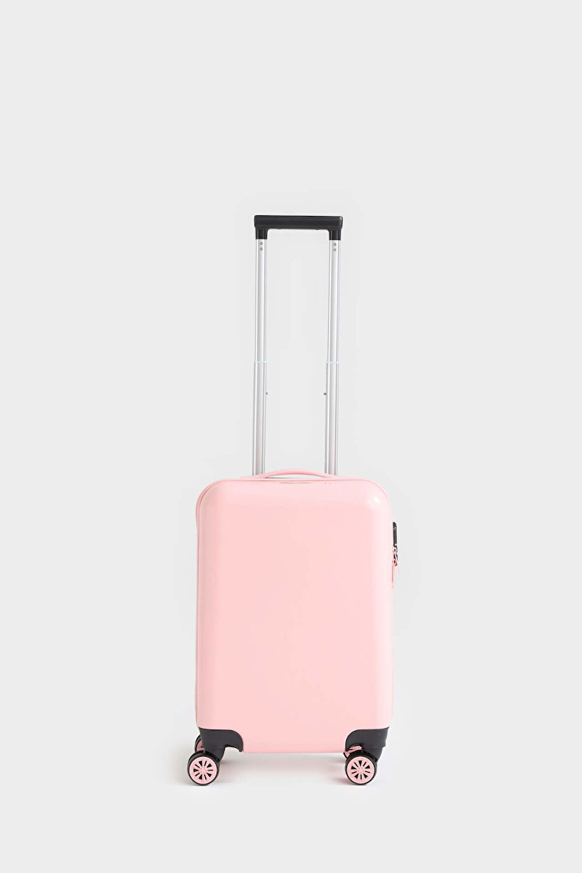 Unisex Sert Kapaklı Çekçekli Büyük Boy	 Valiz