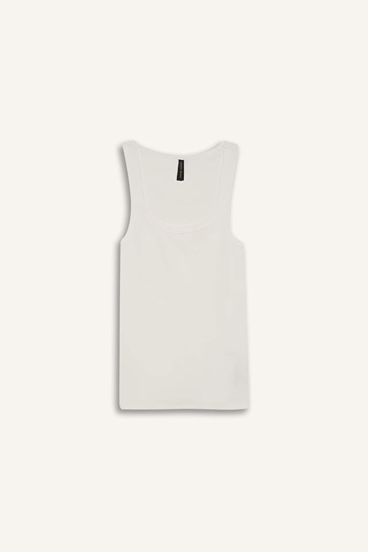 DeFacto Slim Fit Dar Kesim Basic Düz Yuvarlak Yaka Fitilli Kaşkorse Atlet E5539AX25SMER105
