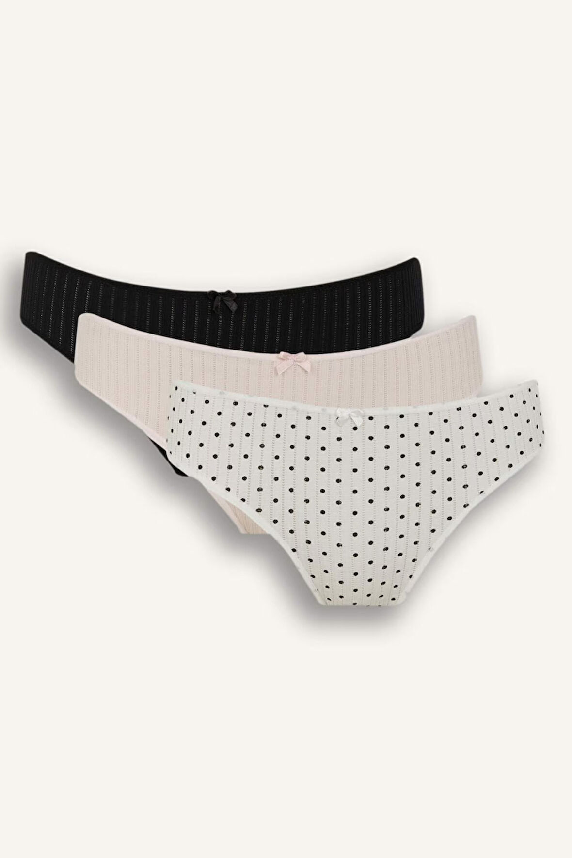 DeFacto 3'lü Slip Külot-Fall in Love E4923AX25SPPN36