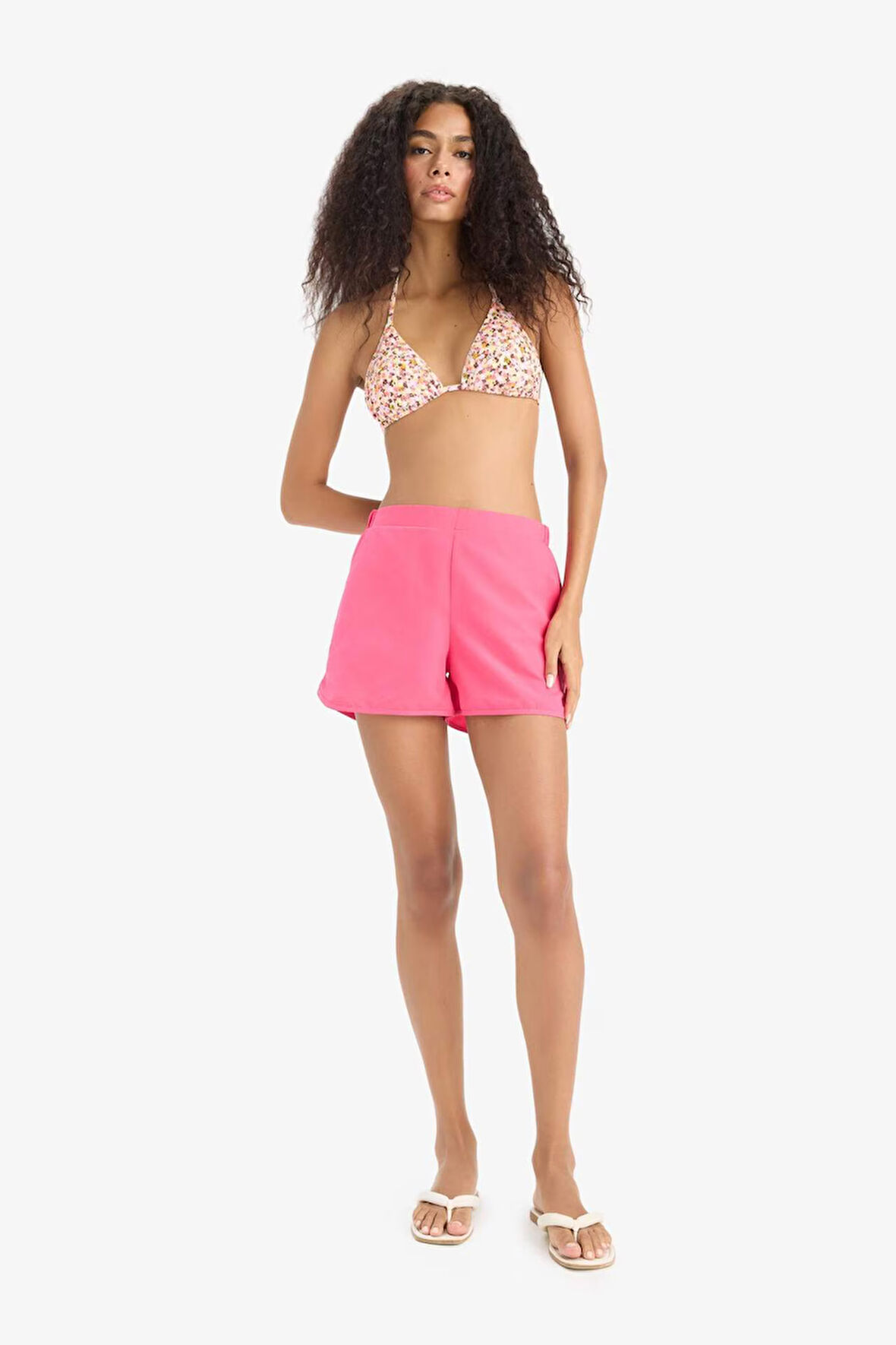 Regular Fit Deniz Şortu-Fall in Love