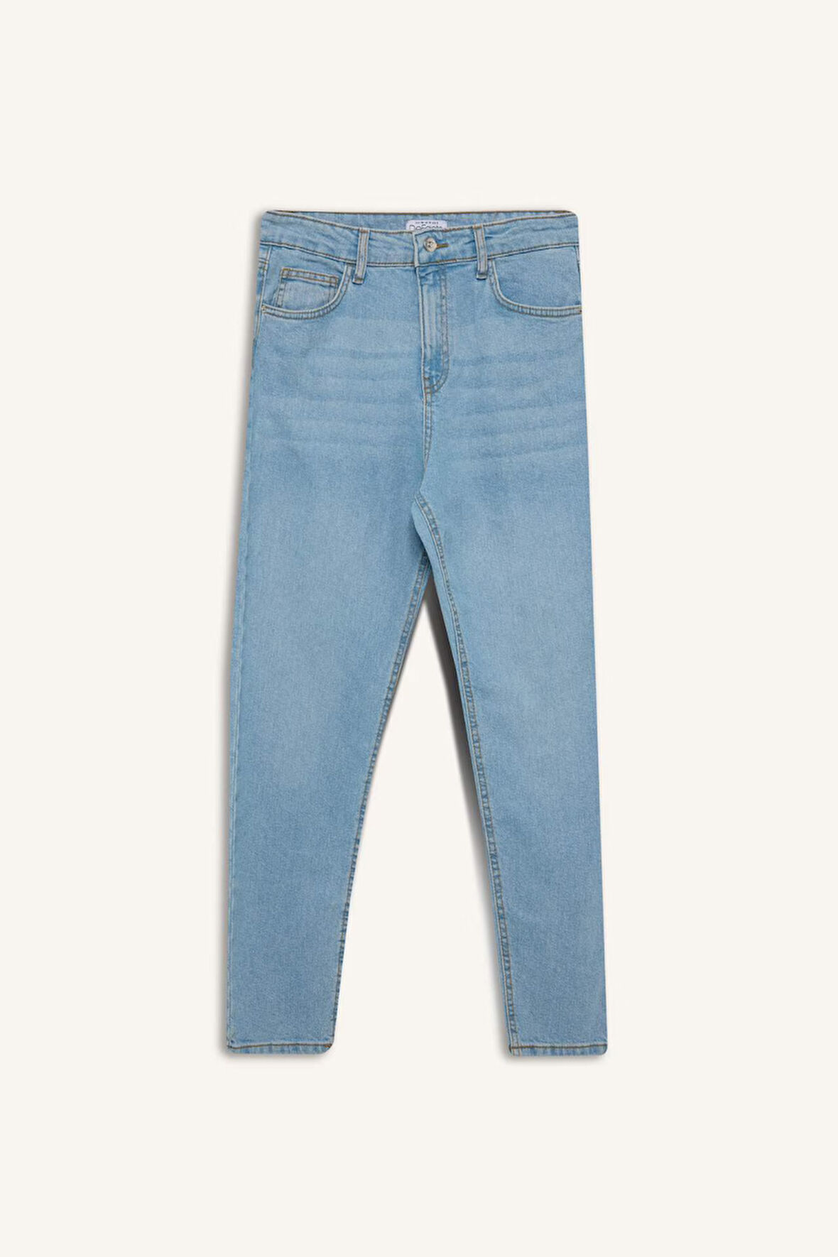 DeFacto Comfort Mom Yüksek Bel Kısa Paça Jean Pantolon E1677AX25SMNM39