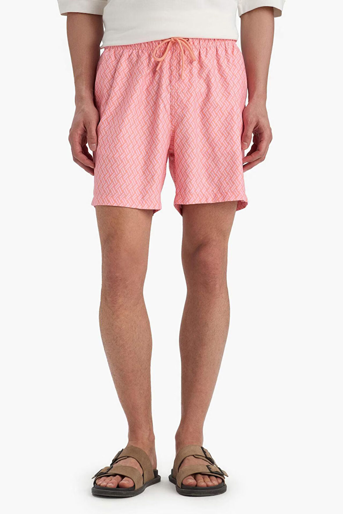 DeFacto Desenli File Astarlı Kısa Boy Deniz Şortu B7442AX25HSOG99