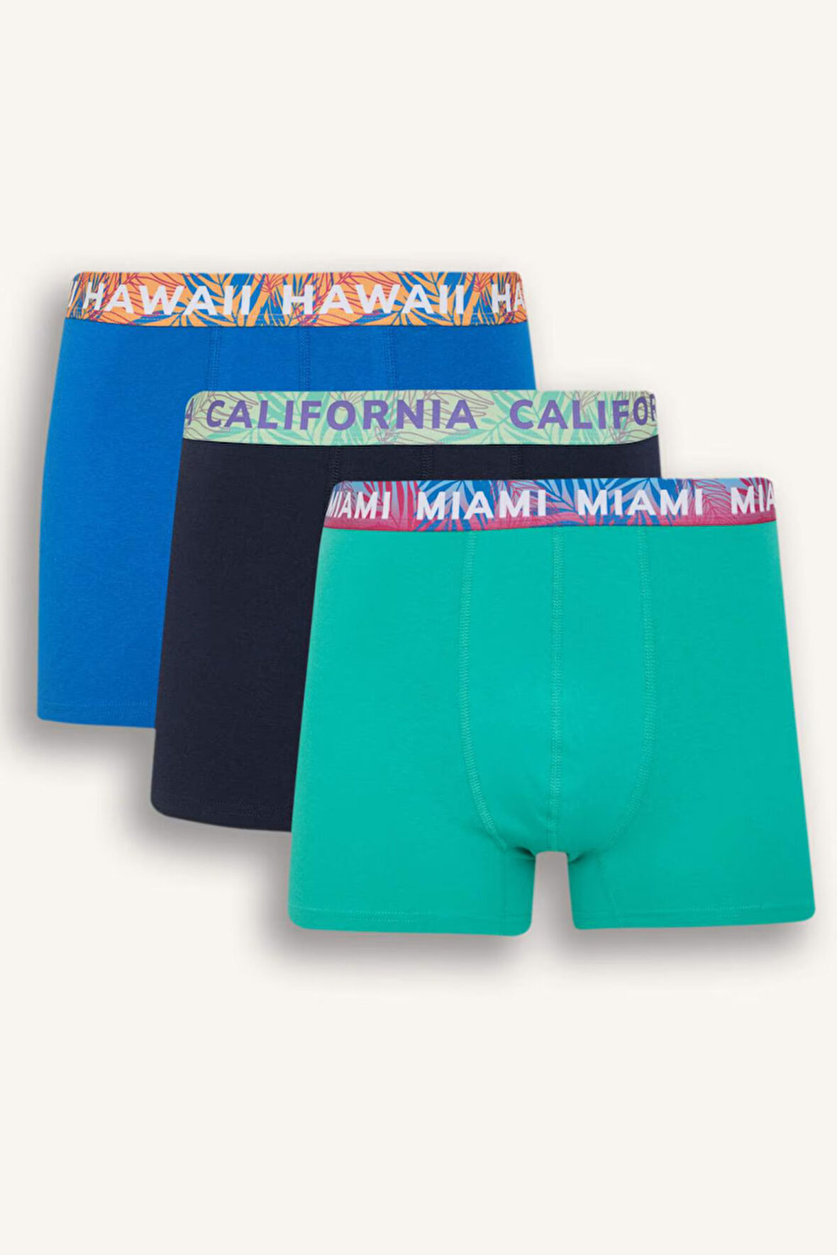 DeFacto Regular Fit 3'lü Boxer D9874AX25SPNV135