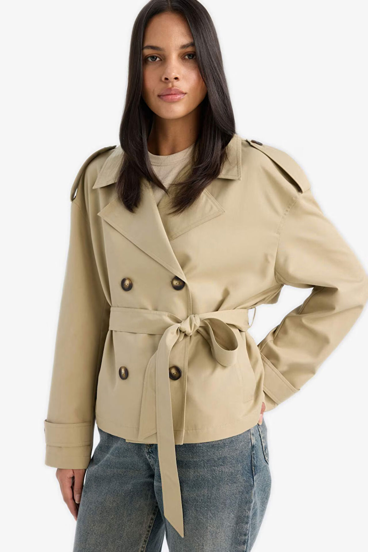 Regular Fit Trençkot