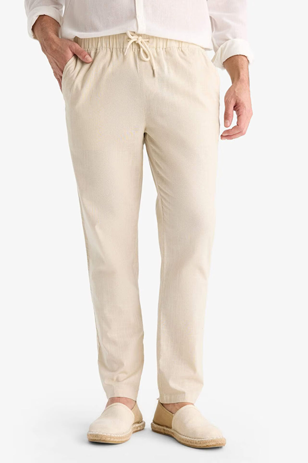 DeFacto %100 Pamuk Jogger Fit Dar Paça Pantolon Z6475AZ25AUBG766