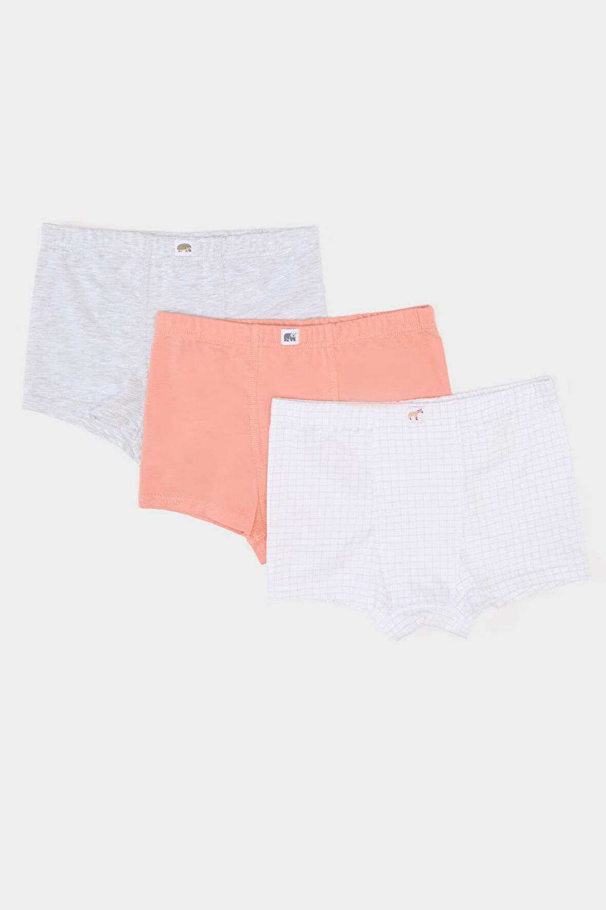 DeFacto Erkek Çocuk Desenli 3'lü Boxer E6873A825SPWT34