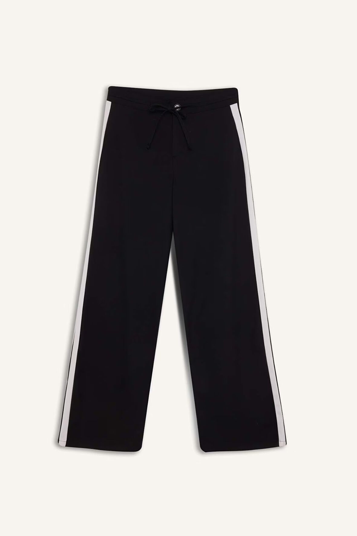DeFacto Coool Wide Leg Kumaş Pantolon Geniş Paça Normal Bel E1369AX24WNBK27