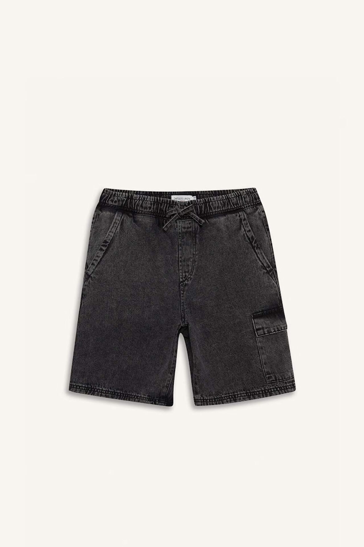 Loose Fit Jean Bermuda