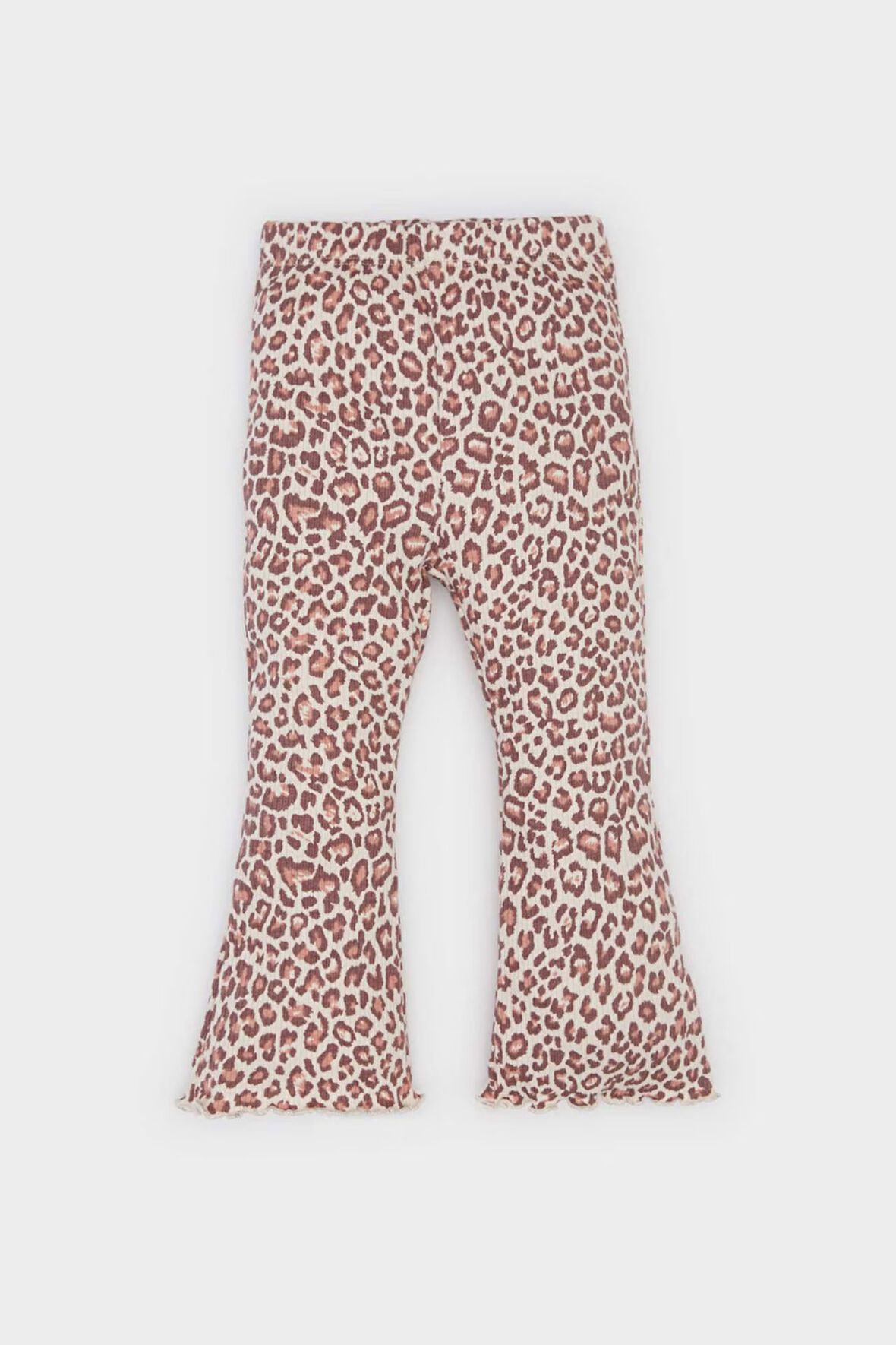 DeFacto Kız Bebek Leopar Desenli Fitilli Kaşkorse Tayt E5105A525SPER120