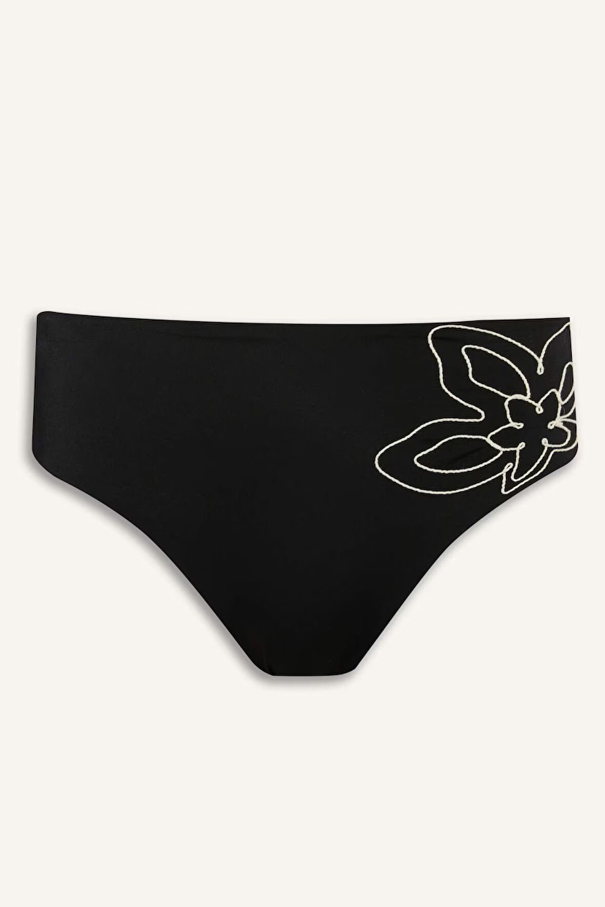 Regular Fit Nakışlı Bikini Alt-Fall in Love