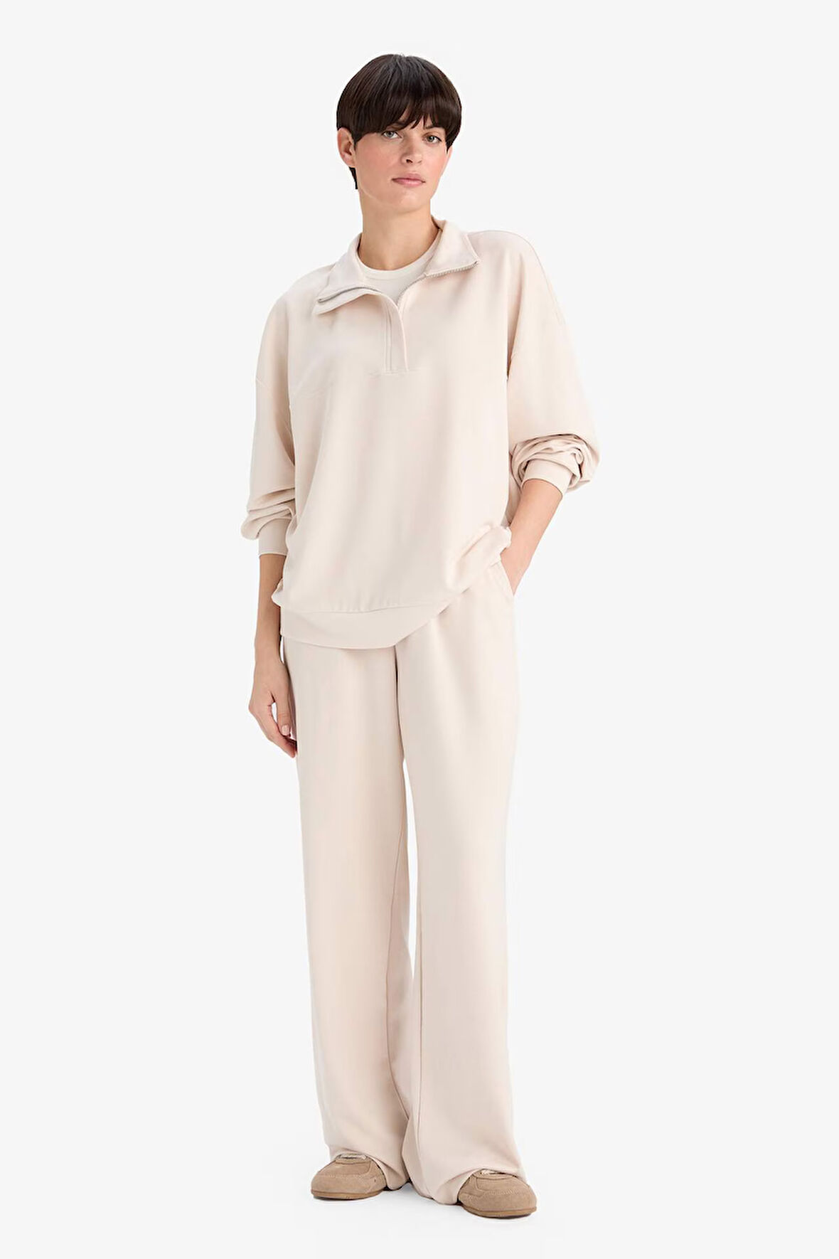 Wide Leg Cepli Modal Pantolon