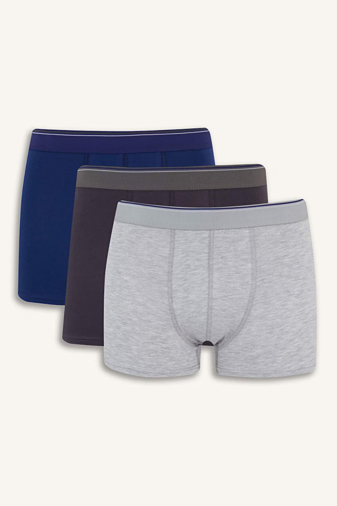 Regular Fit 3'lü Boxer