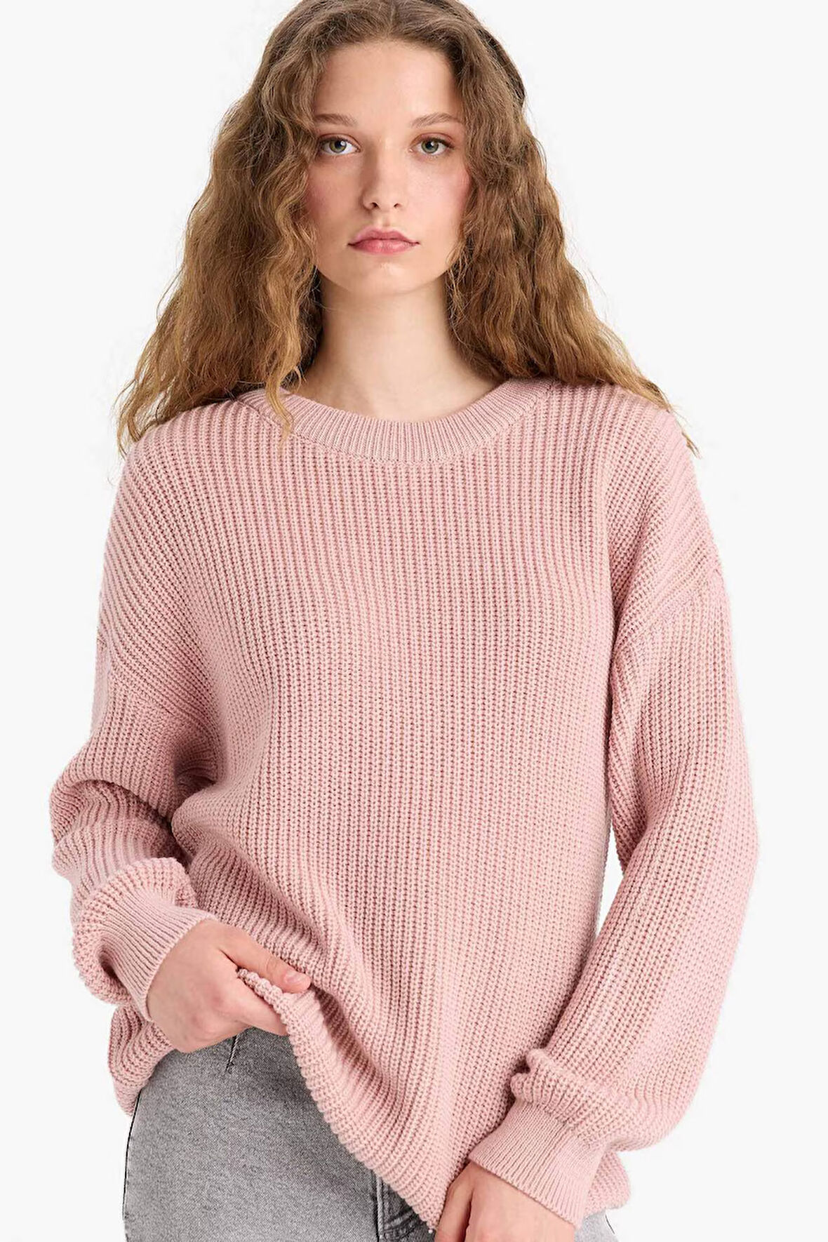 Regular Fit Bisiklet Yaka Kazak