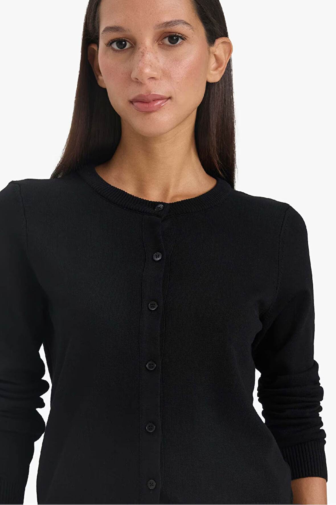 Regular Fit Bisiklet Yaka Hırka