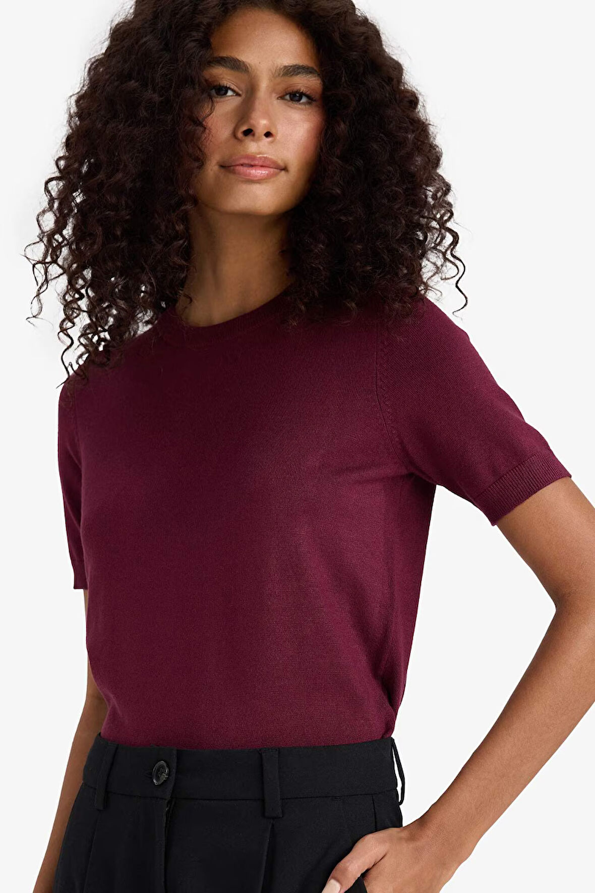 Regular Fit Bisiklet Yaka Kazak