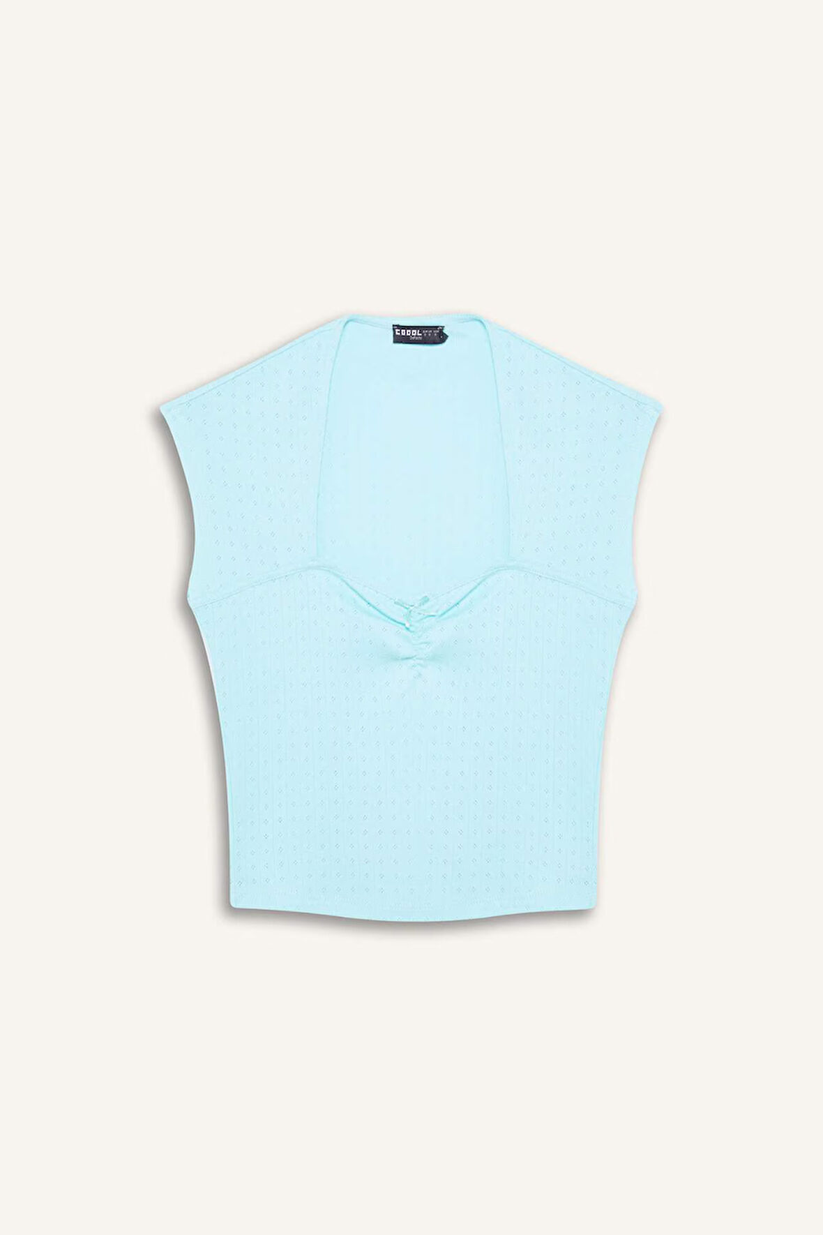 DeFacto Coool Fitted Crop Kısa Kollu Tişört F2238AX25SMTR516