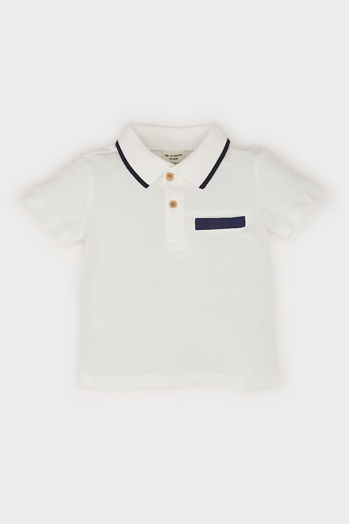 Erkek Bebek Pike Kısa Kollu Polo Tişört