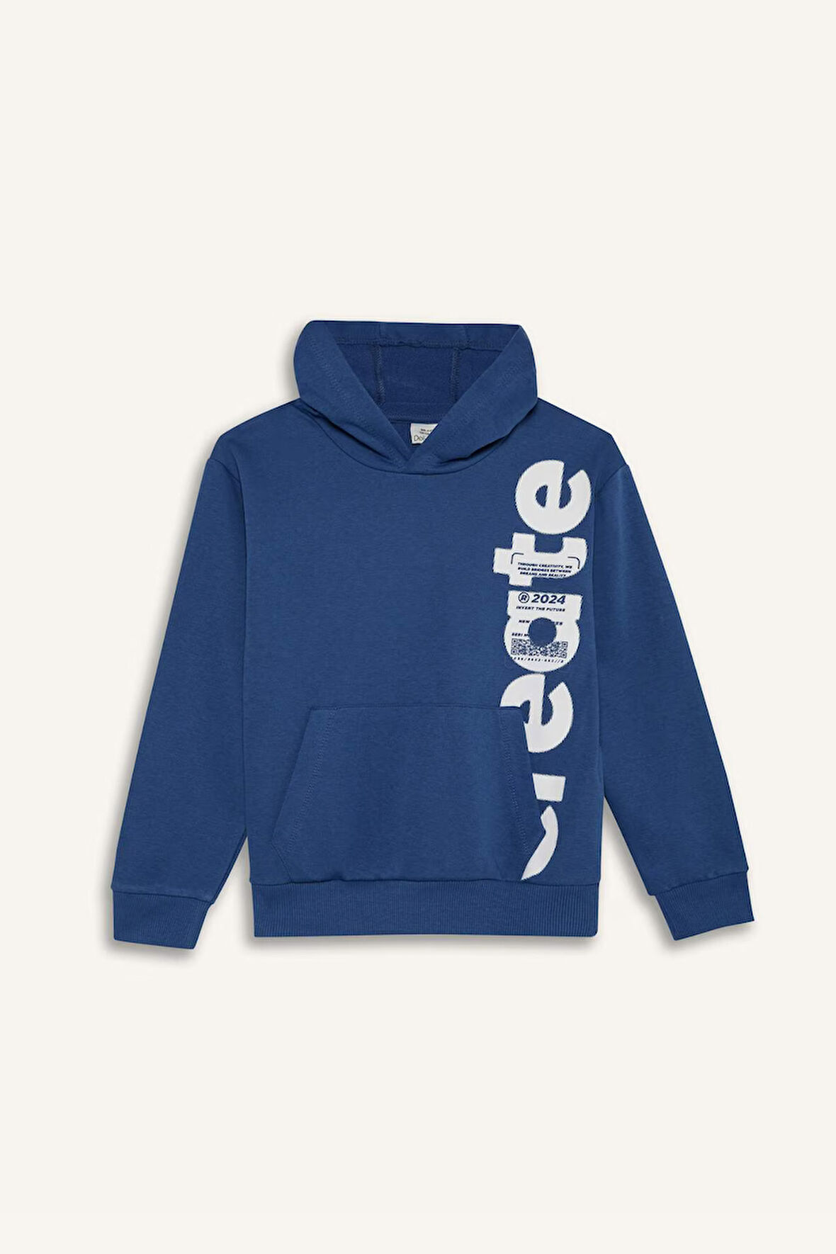 DeFacto Erkek Çocuk Kapüşonlu Kanguru Cepli Baskılı Sweatshirt D7713A825SPIN27