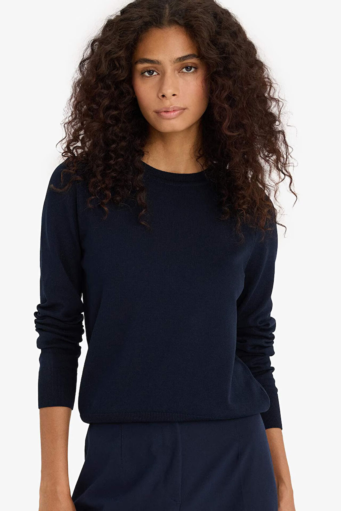 Regular Fit Bisiklet Yaka Triko Kazak