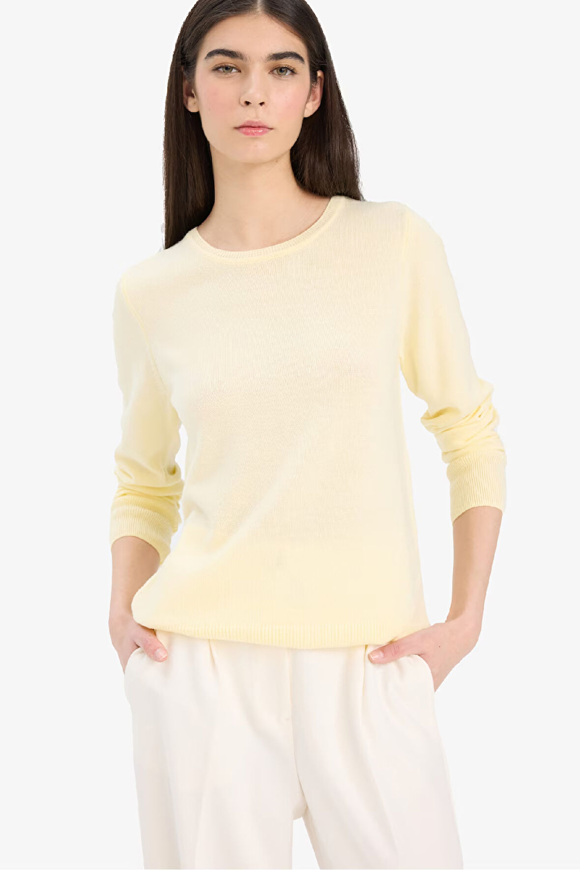 Regular Fit Bisiklet Yaka Triko Kazak