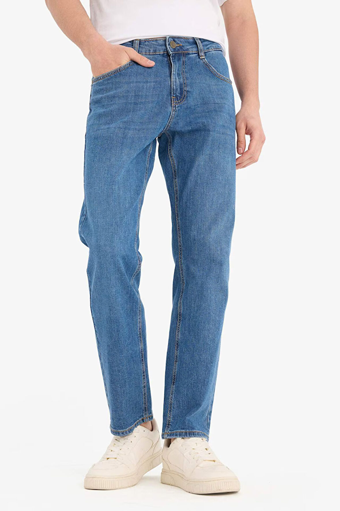 DeFacto Sergio Regular Fit Normal Bel Boru Paça Jean Pantolon A6948AX25SPNM28
