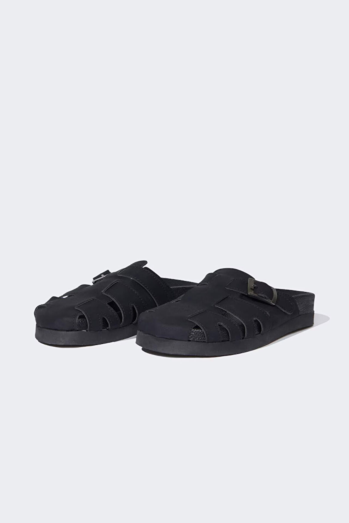 DeFacto Erkek Düz Taban Suni Deri Terlik E6247AX25HSBK23