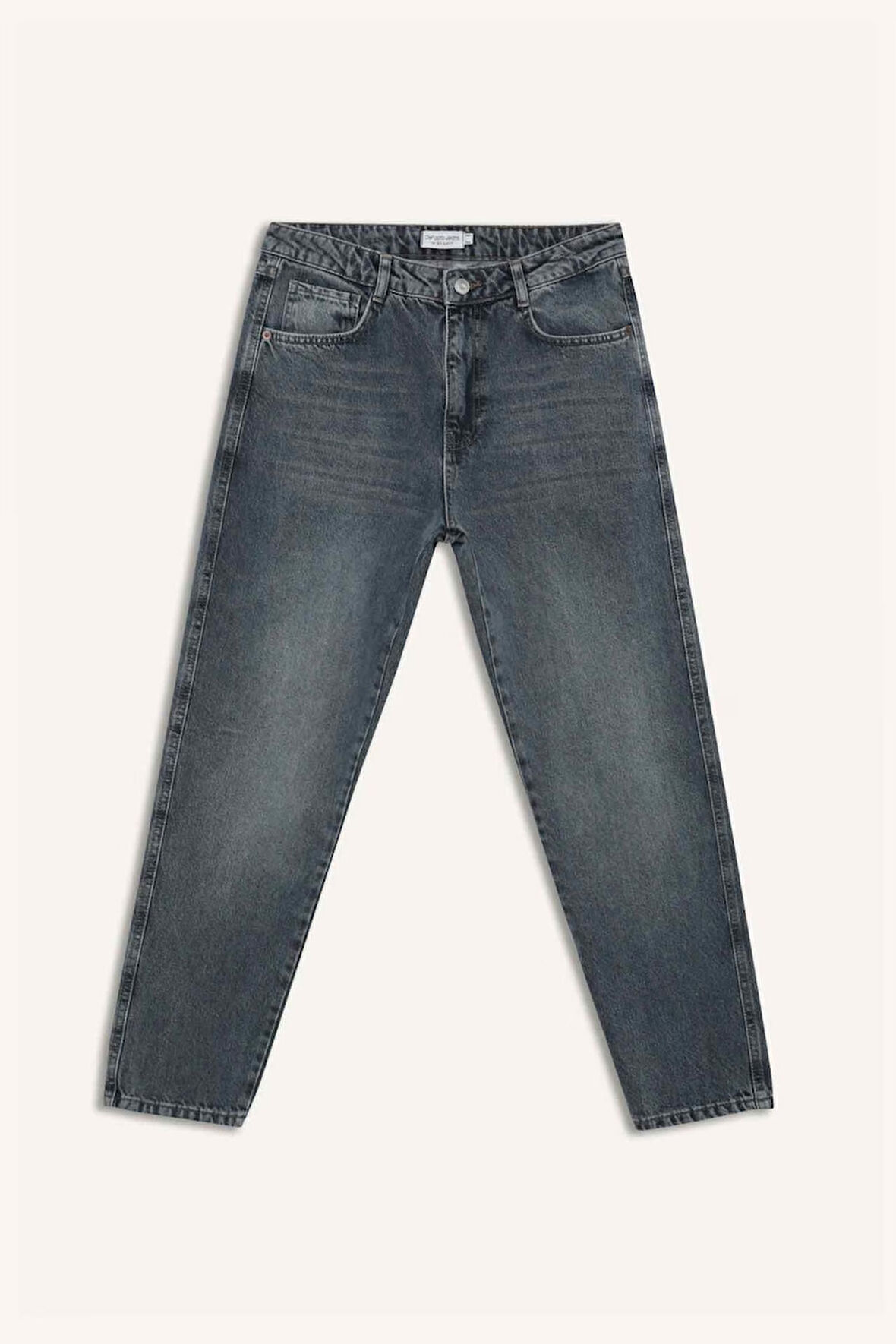 DeFacto 90's Slim Fit Dar Kalıp Yüksek Bel Dar Paça Jean Pantolon E8500AX24WNNM84