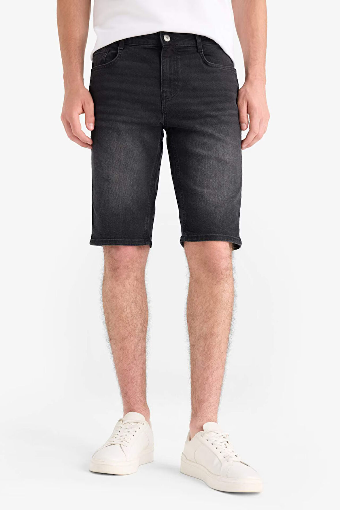 DeFacto Regular Fit Jean Bermuda Şort E5979AX25SMNM40