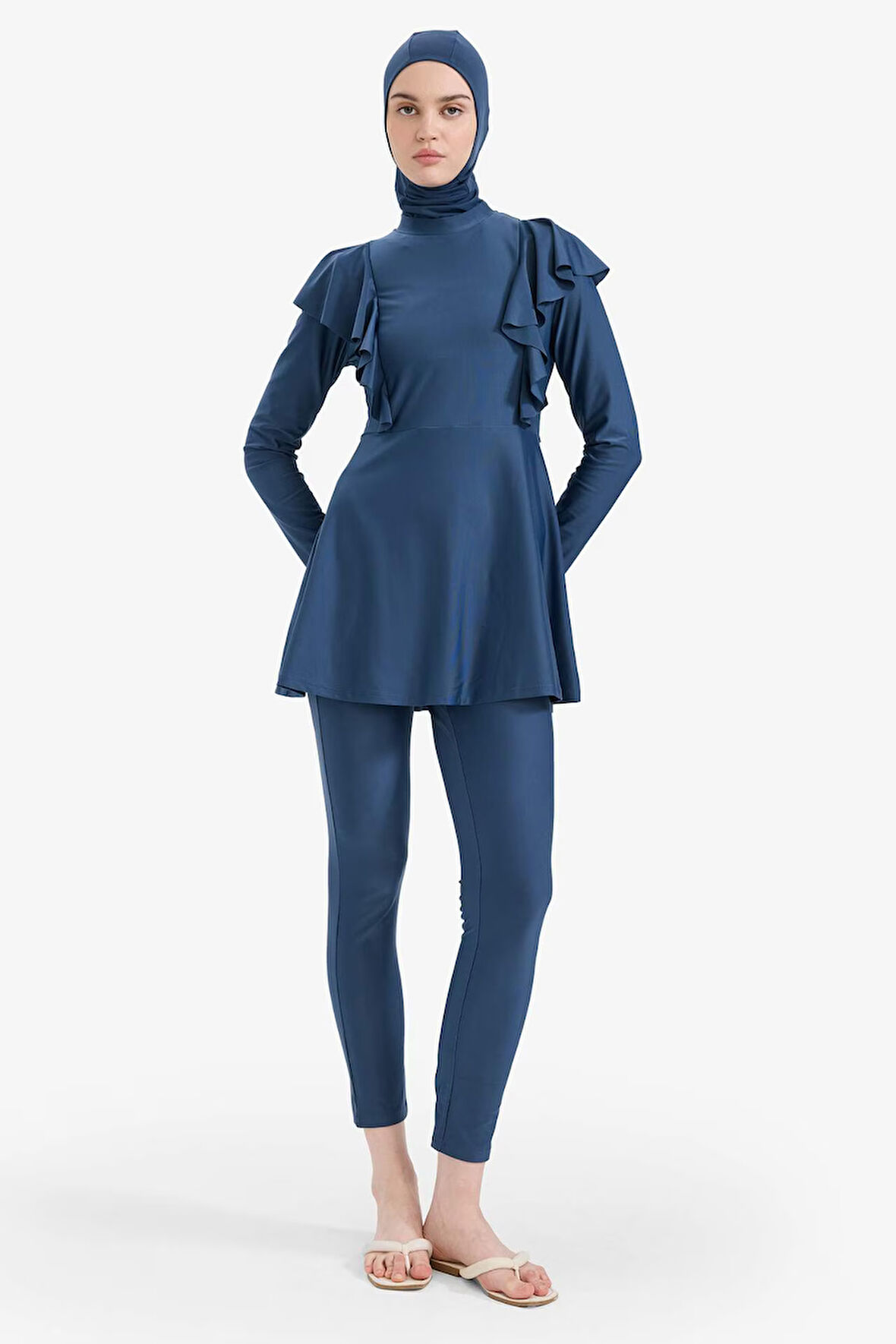 Regular Fit Hızlı Kuruyan 5'li Burkini Takımı