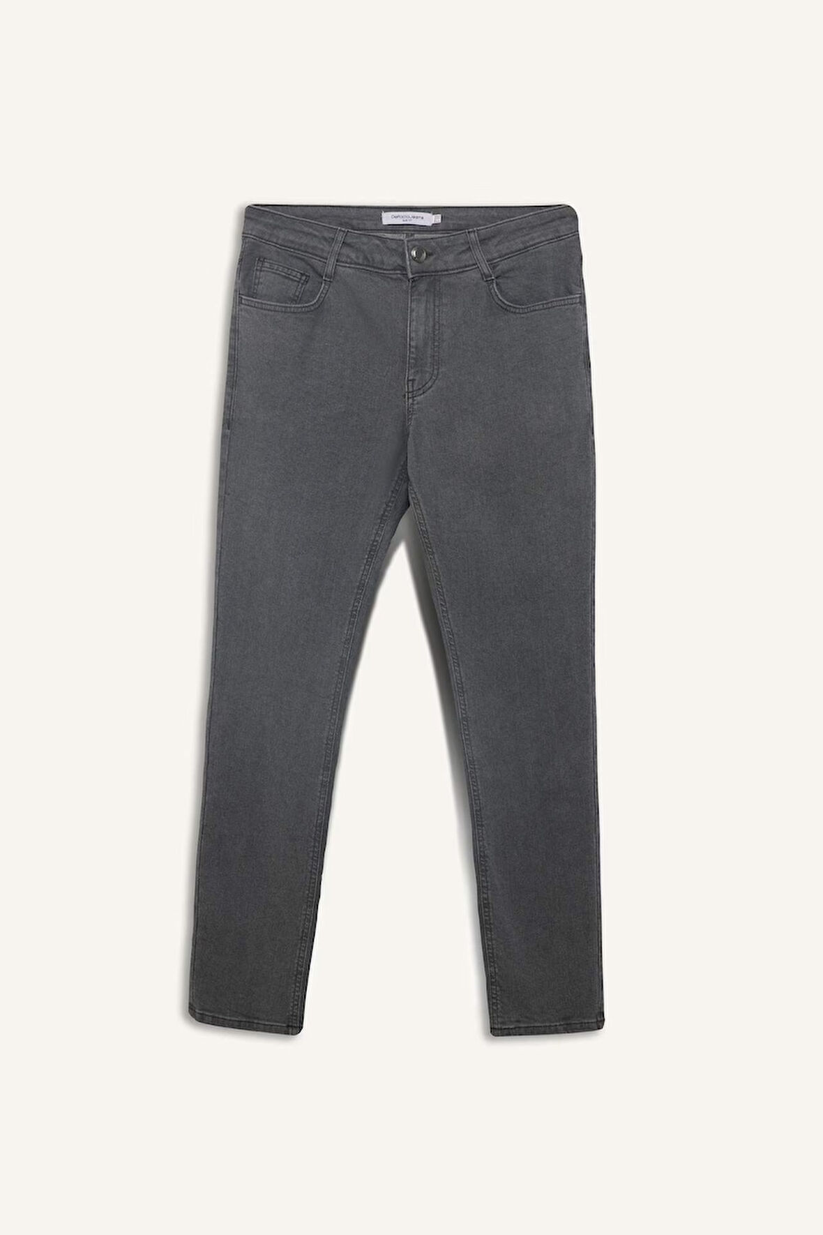 DeFacto Pedro Slim Fit Dar Kalıp Normal Bel Dar Paça Jean Pantolon E7440AX25SMNM55