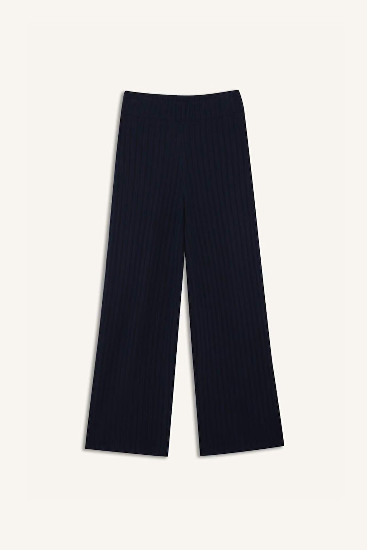 DeFacto Wide Leg Geniş Paça Eşofman Altı Normal Bel Fitilli Kaşkorse Kumaş Basic Düz B2405AX25SPNV31