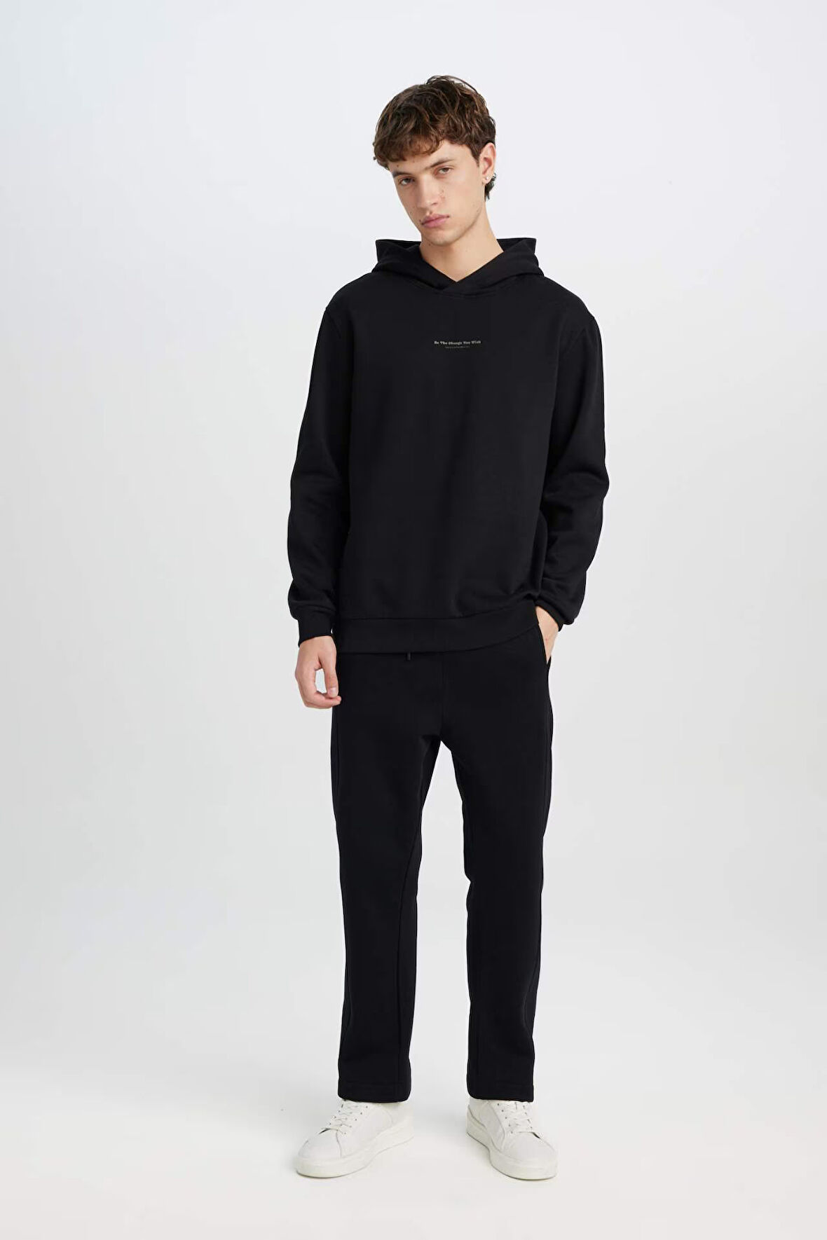Regular Fit Basic Düz Cepli Eşofman Altı