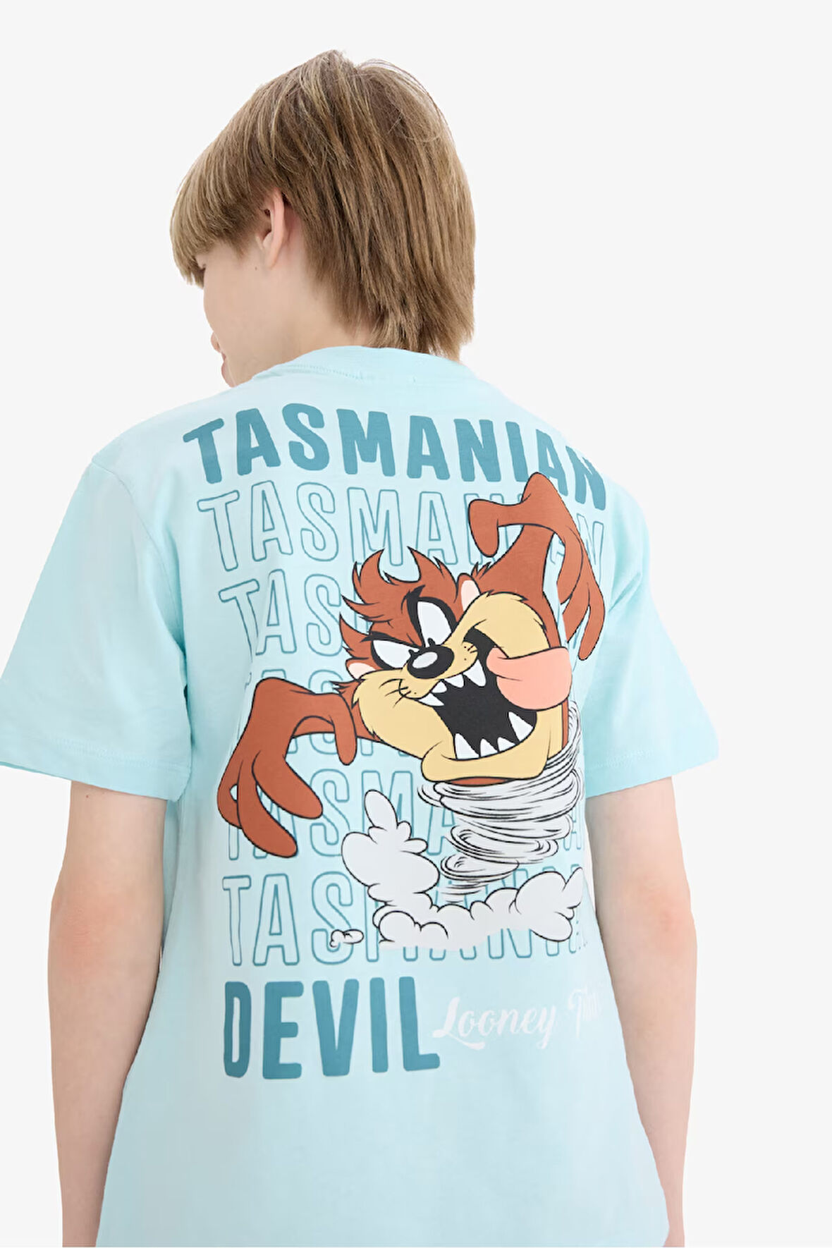 DeFacto Erkek Çocuk Looney Tunes Bisiklet Yaka Kısa Kollu Tişört E4826A825SMTR521