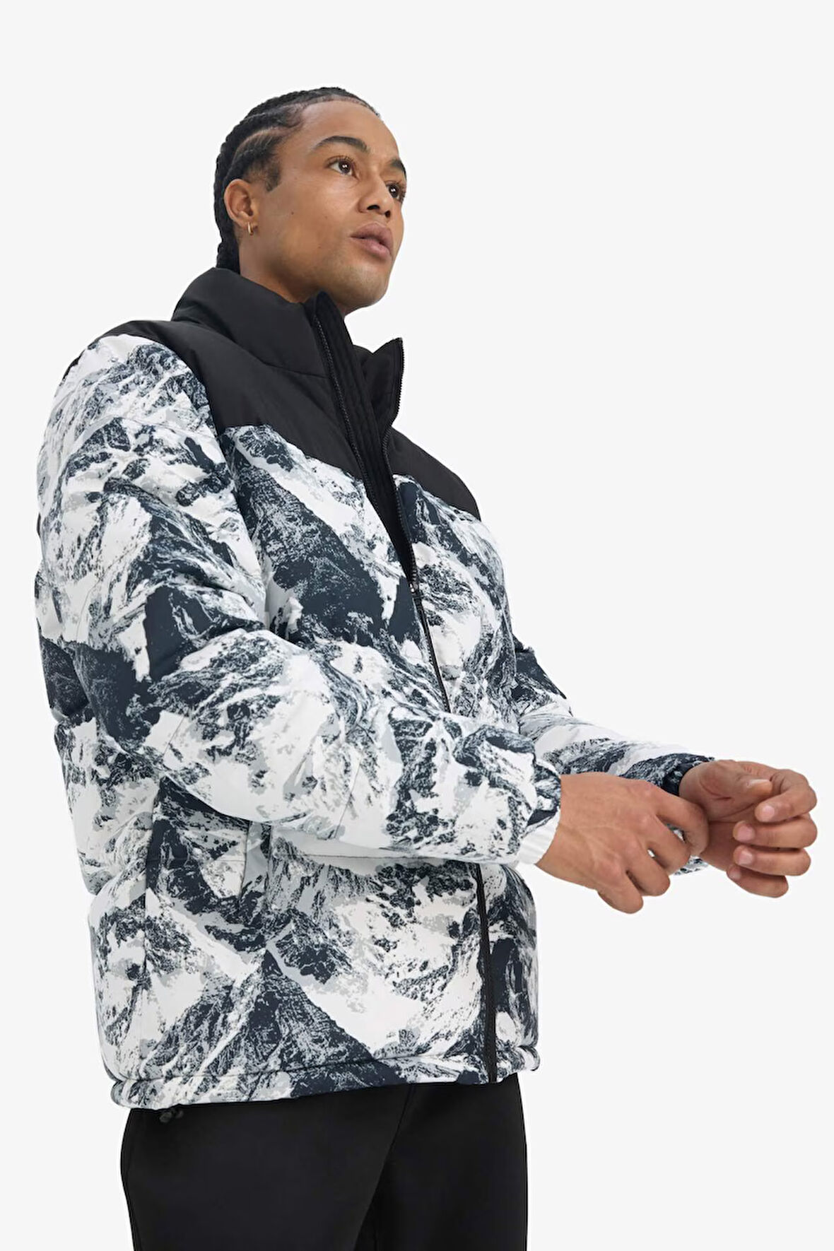 Defactofit Su Geçirmez Oversize Geniş Kalıp Fermuarlı Rüzgar Geçirmez Mont