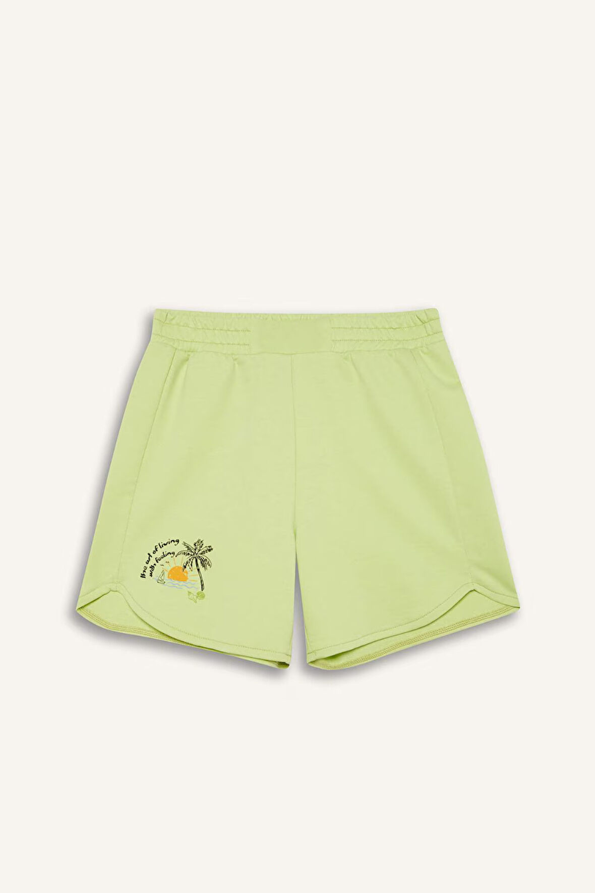 DeFacto Kız Çocuk Beli Lastikli Baskılı Şort E5724A825HSGN404