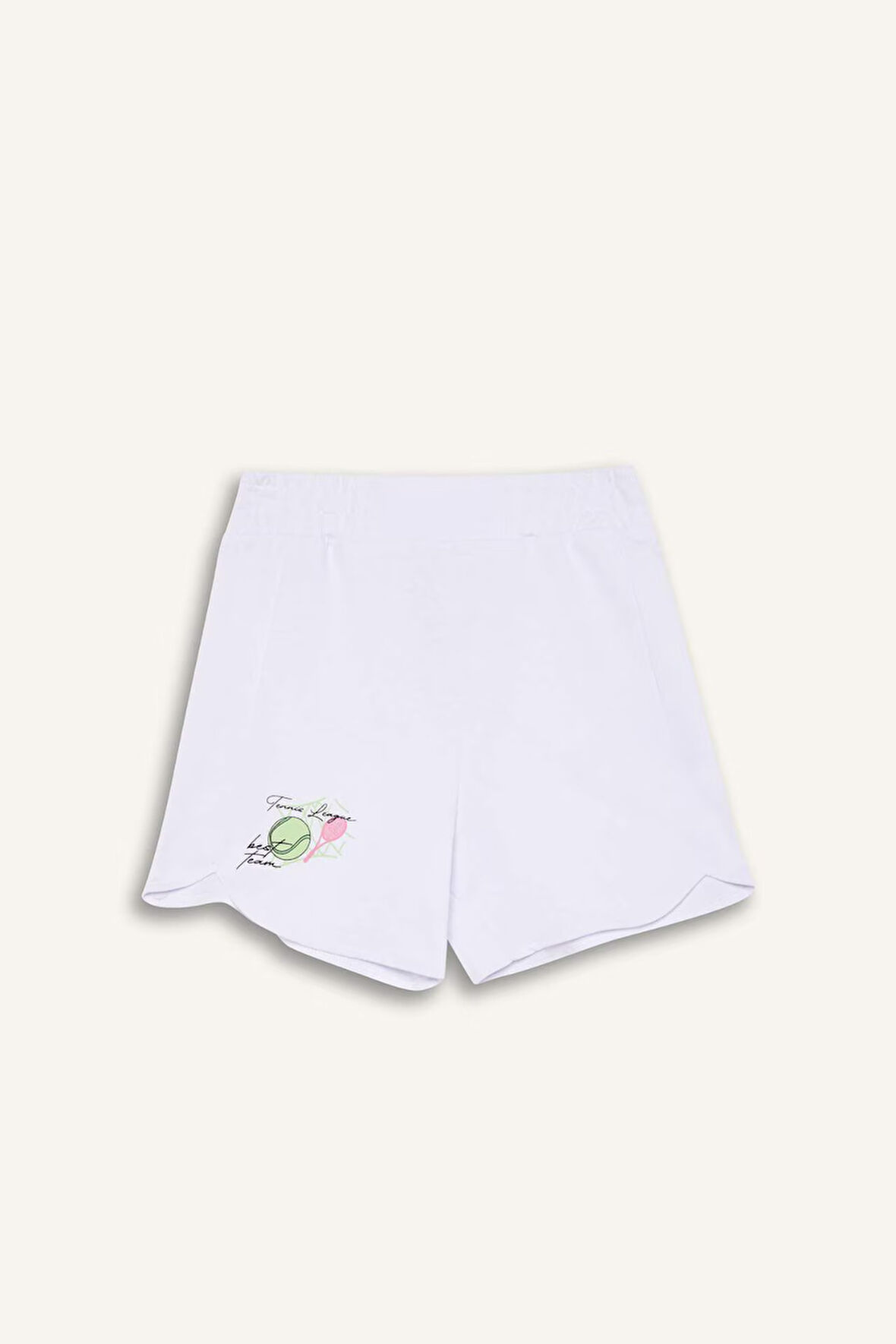 DeFacto Kız Çocuk Beli Lastikli Baskılı Şort E5724A825HSWT36