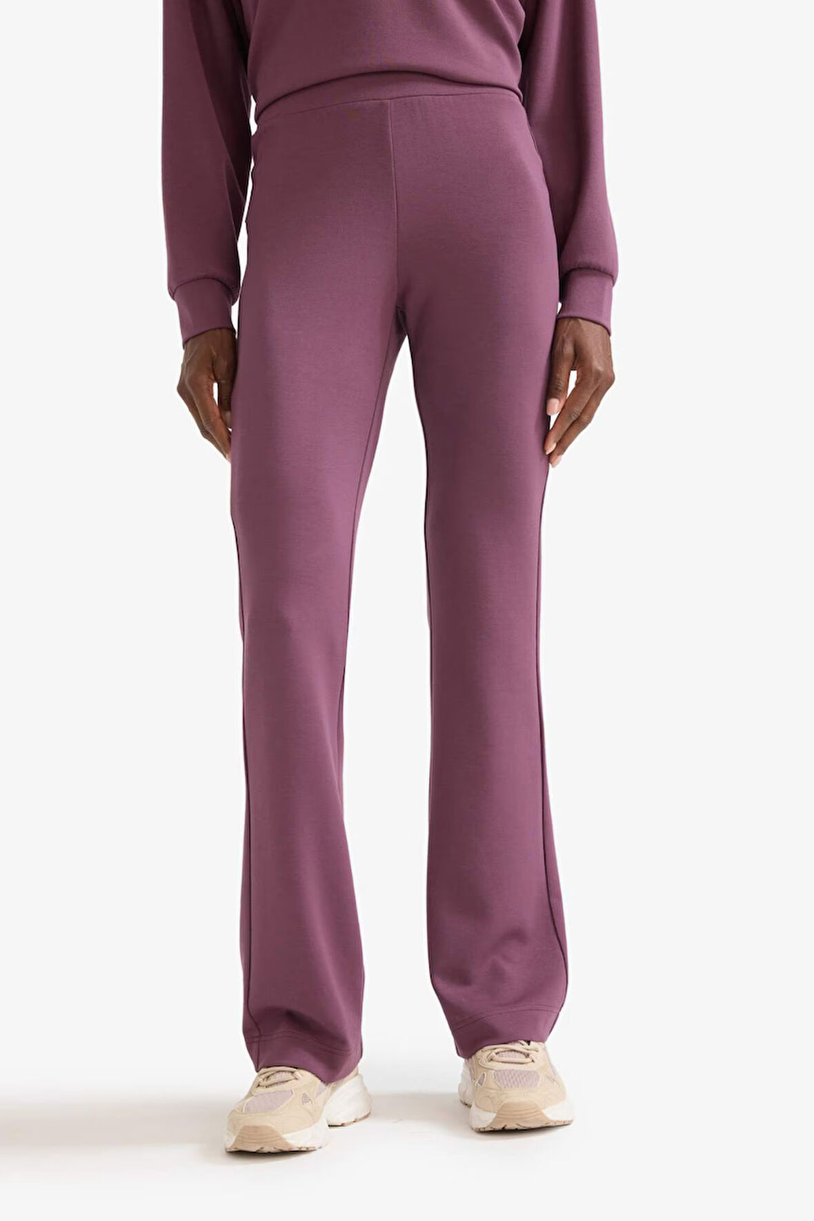 DeFactoFit Flare Fit İspanyol Paça Standart Boy Modal Sporcu Eşofman Altı