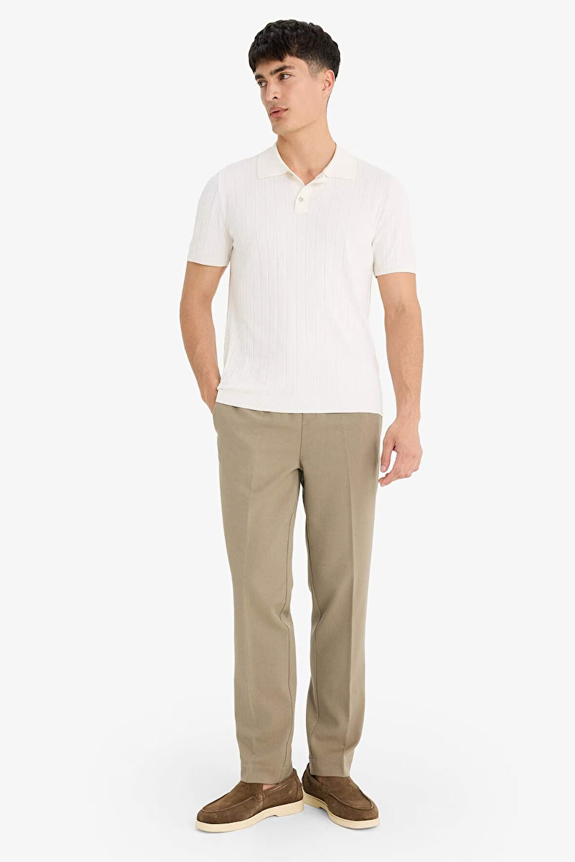 Jogger Fit Düz Paça Her Yöne Esneyen Pantolon