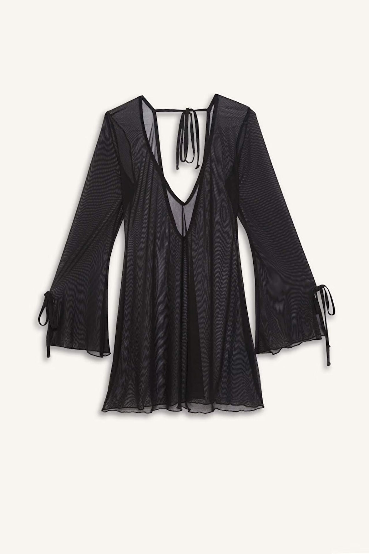 -Fall in Love Regular Fit Tül Plaj Kıyafeti