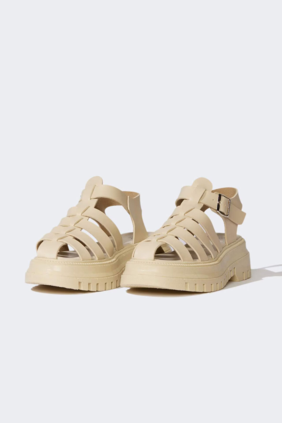 DeFacto Kadın Yüksek Taban Suni Deri Sandalet C3725AX25SMBG26