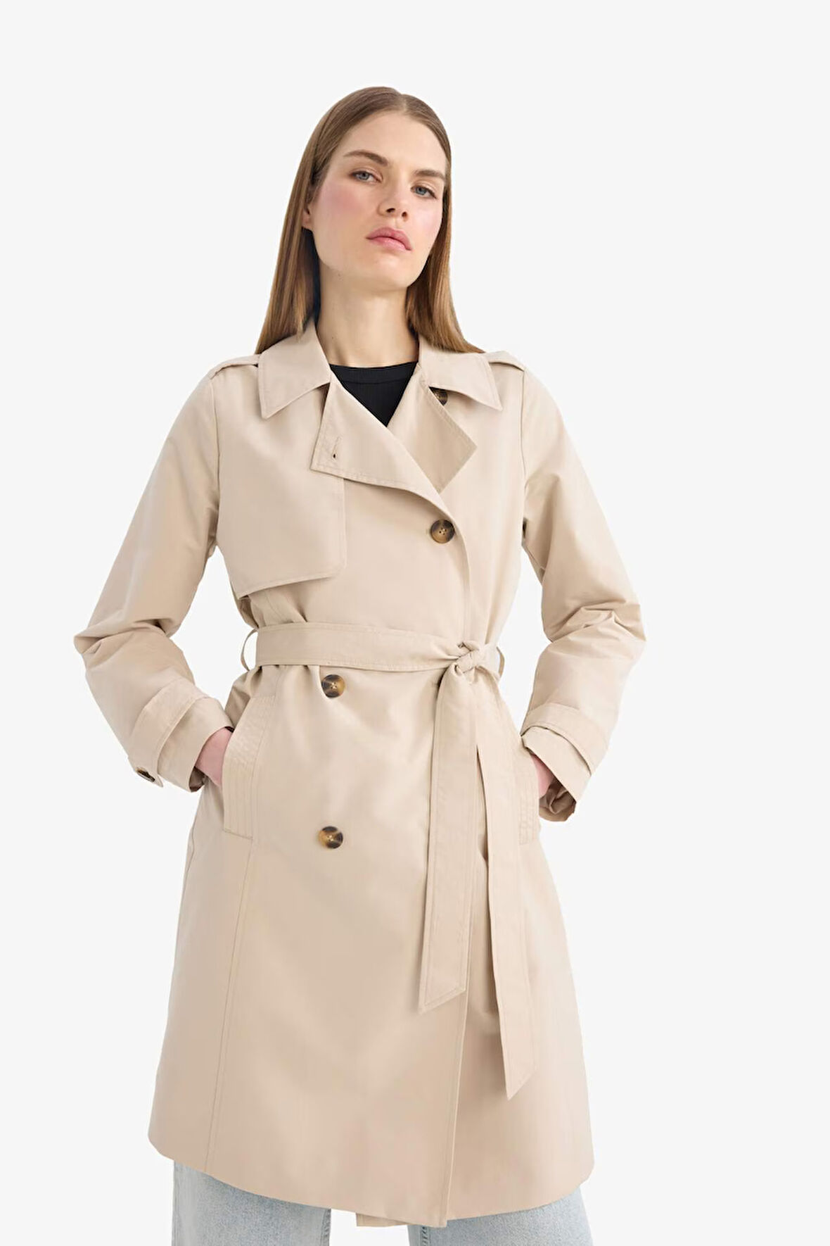 Regular Fit Trençkot