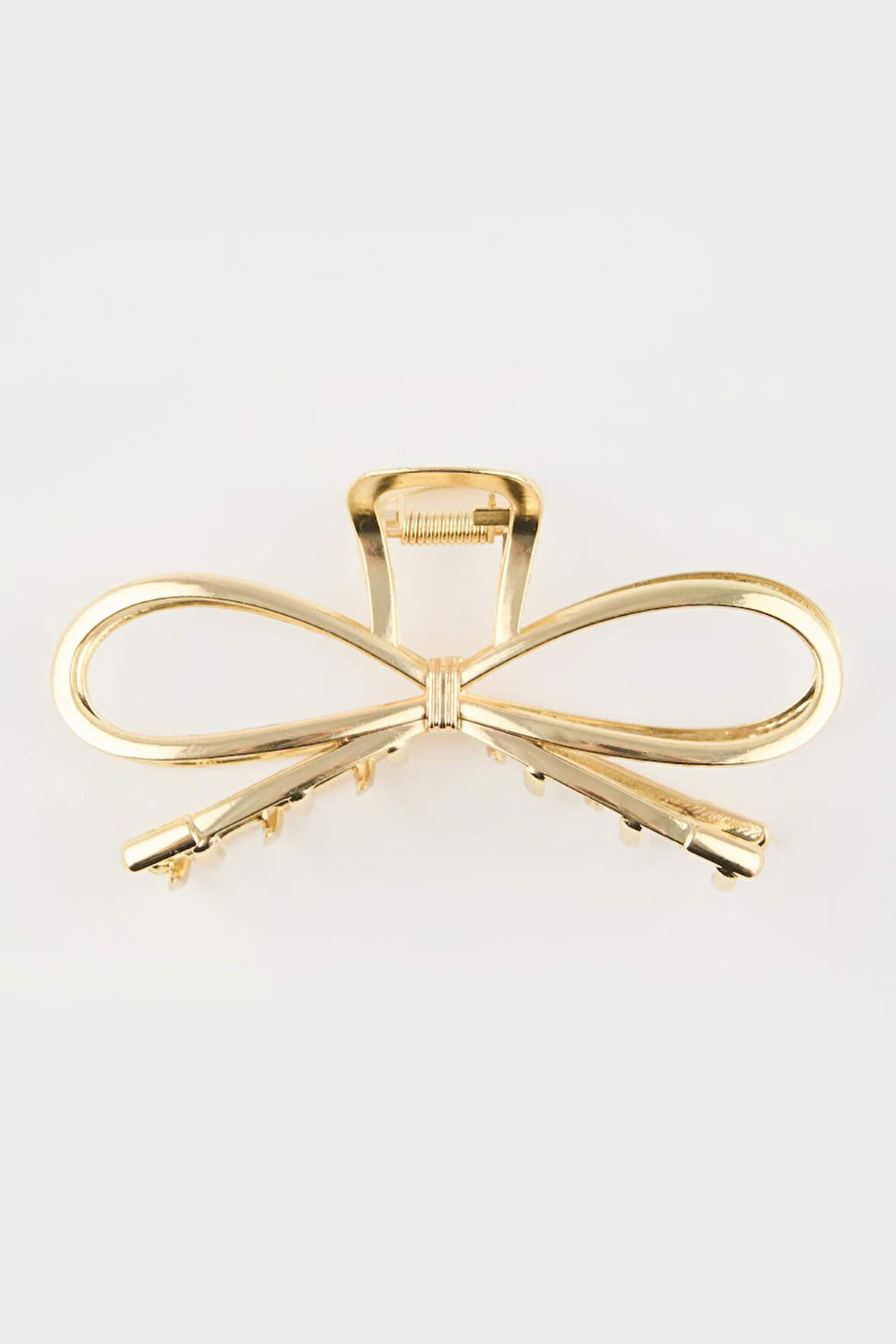 Kadın Gold Kurdele Motifli Mandal Toka