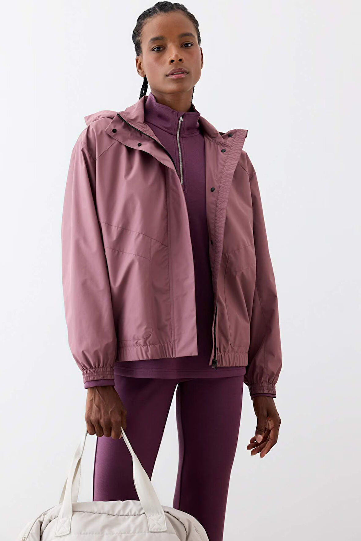 DeFactoFit Su İtici Regular Fit Kapüşonlu Yağmurluk